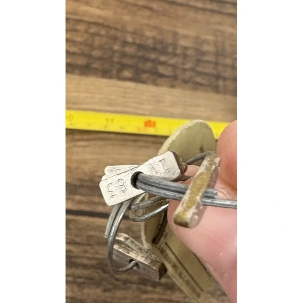 Vintage Record And Detach Car Key Tokens Token Chevrolet